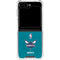 NBA Charlotte Hornets Distressed Galaxy Z Flip6 Clear Case
